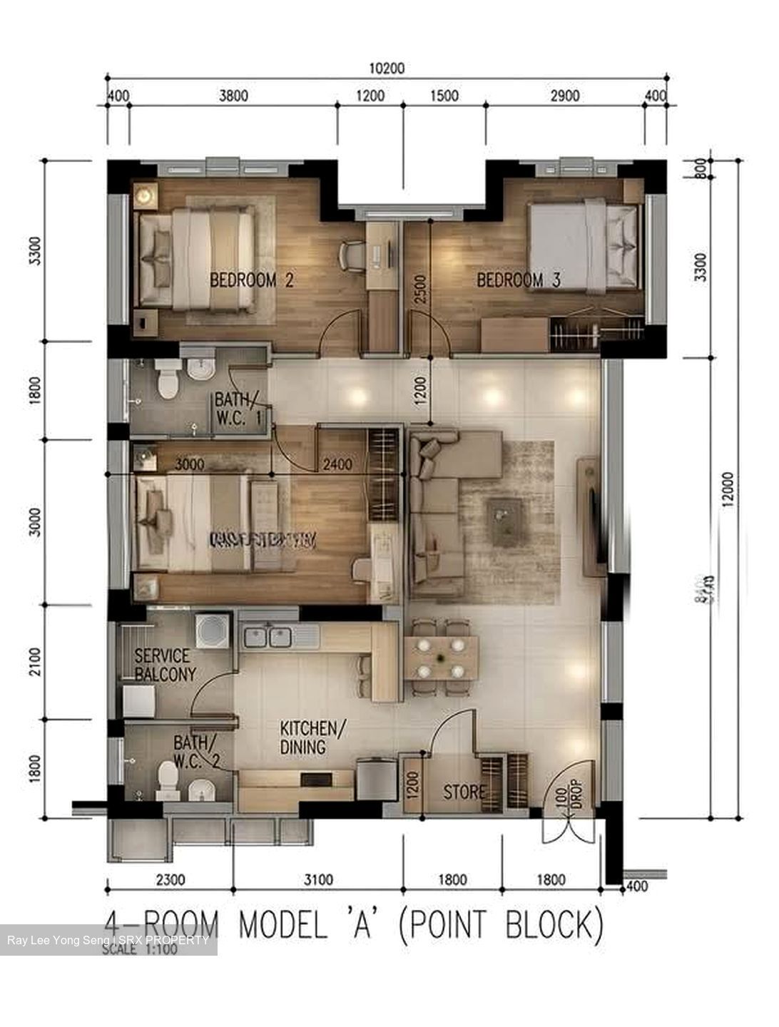 Blk 328 Tah Ching Road (Jurong West), HDB 4 Rooms #585551771